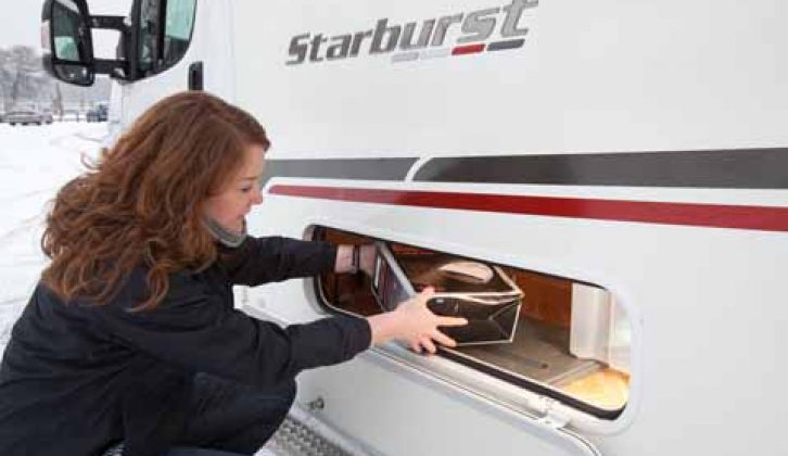 Autocruise Starburst exterior locker