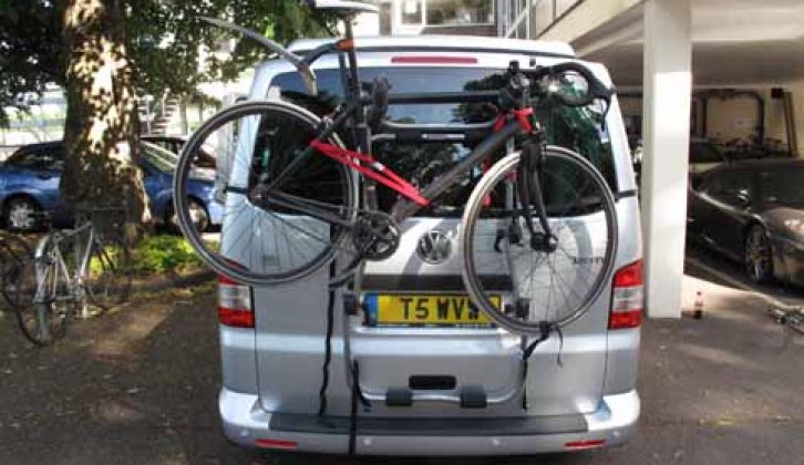 Halfords Rear High-Mount Cycle Carrier - rear view