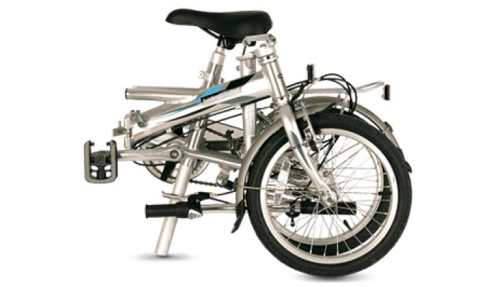 Metro 3 folding bike (folded)