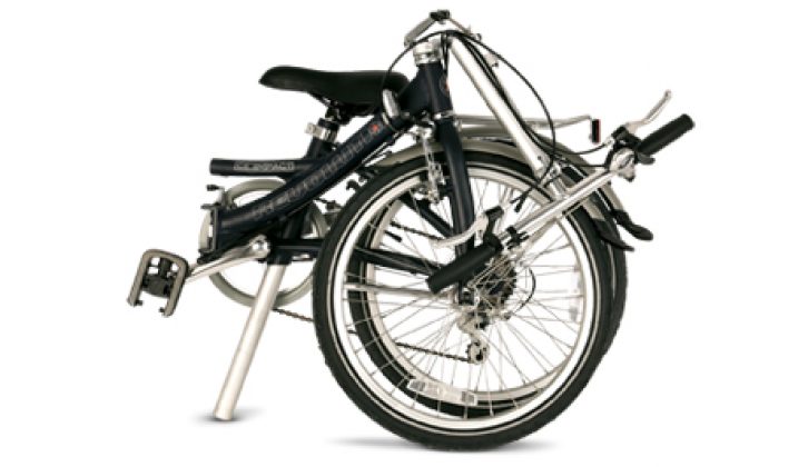 Edinburgh Revolution Compact folding bike (folded)