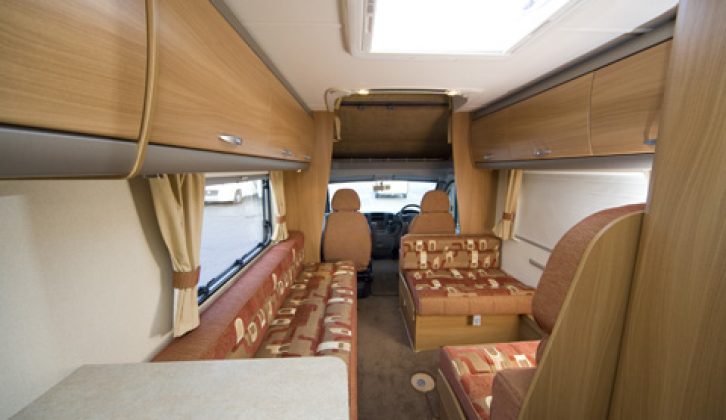 2009 Swift Sundance 590 RS - interior looking forward