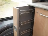 2008 Westfalia Nugget – pull-out storage rack