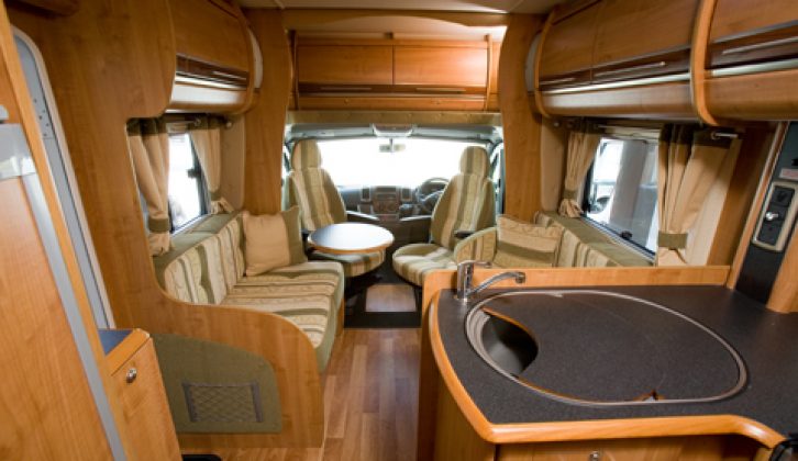 2008 Auto-Trail Cheyenne 740S - interior looking forward from rear