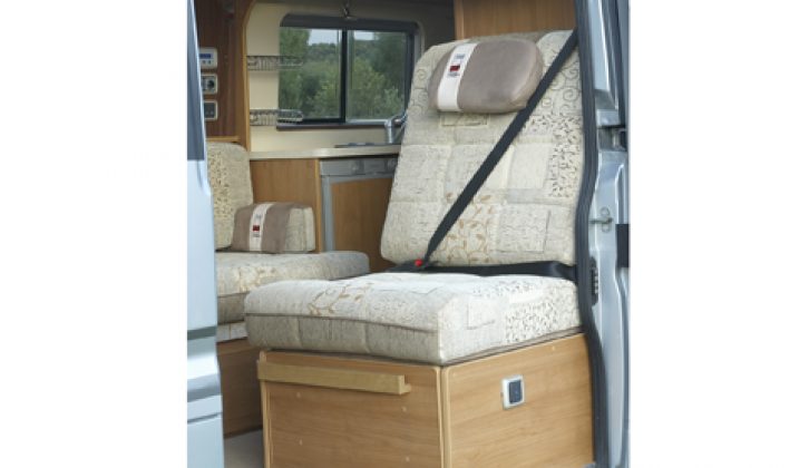 2008 Autocruise Tempo - belted single rear seat