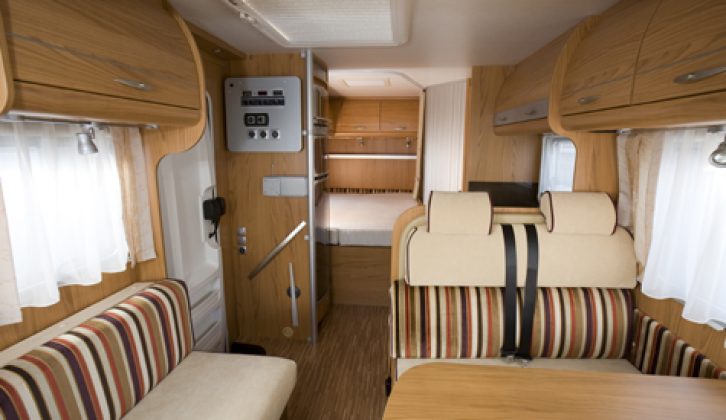 2008 Burstner Aviano i 684 - view from cab looking aft