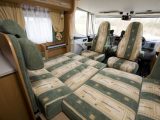 2008 Dethleffs Advantage I 6501 B - lounge bed made up