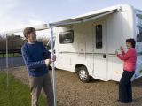 2008 Bessacarr E510 Compact - putting up the awning