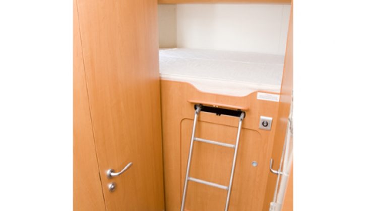 2008 CI Mizar Garage Living - pull-out ladder to single bunks in place