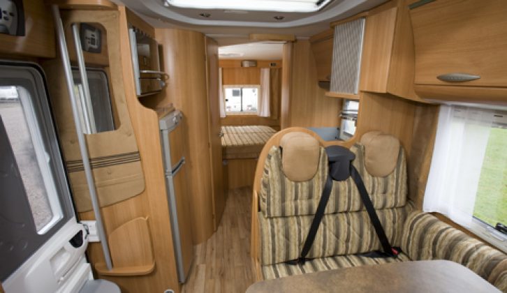 2008 Chausson Allegro 97 - lounge viewed from cab