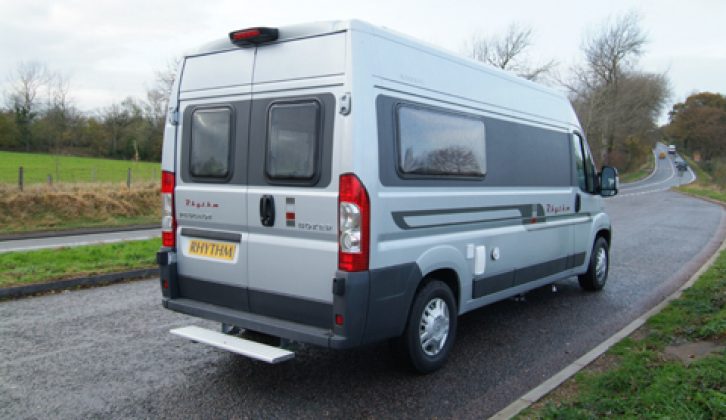 2008 Autocruise Rhythym - rear three-quarters view