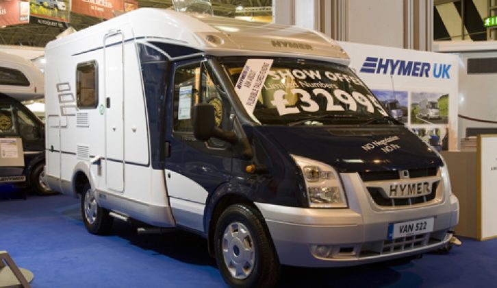 2008 Hymer Van - front three-quarters view