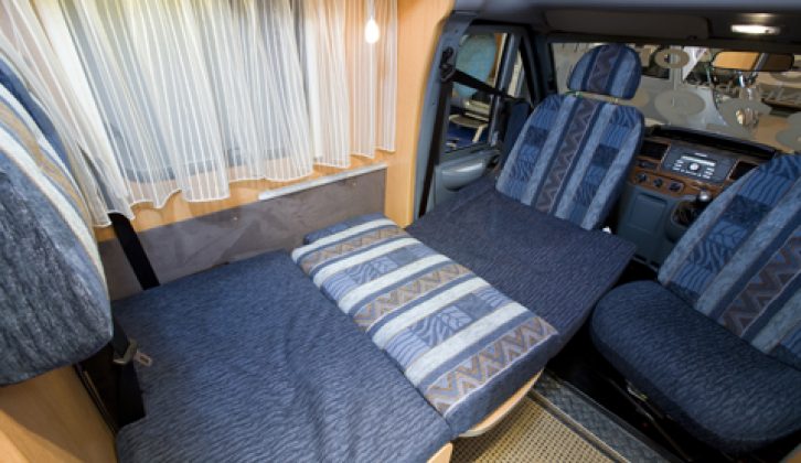 2008 Hymer Van - lounge bed made up