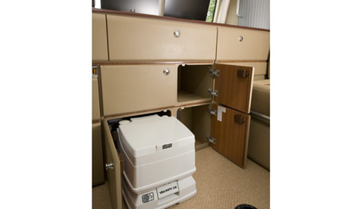 2007 Auto-Sleeper Trooper Low Line - kitchen storage, incl Porta Potti locker