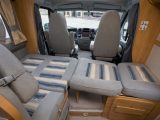 2008 Adria Coral S 690 SP - lounge bed made up