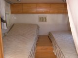 2007 Adria Izola A697 SL - rear fixed single beds