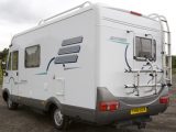 2001 Hymer B584 - rear three-quarters view