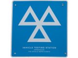 MoT testing station sign