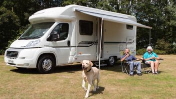 Touring with pets motorhome national month
