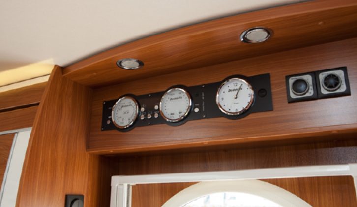 2011 Dethleffs Esprit I7010 - clocks above door