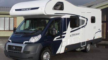 2011 Swift Escape 696 – front three-quarters view