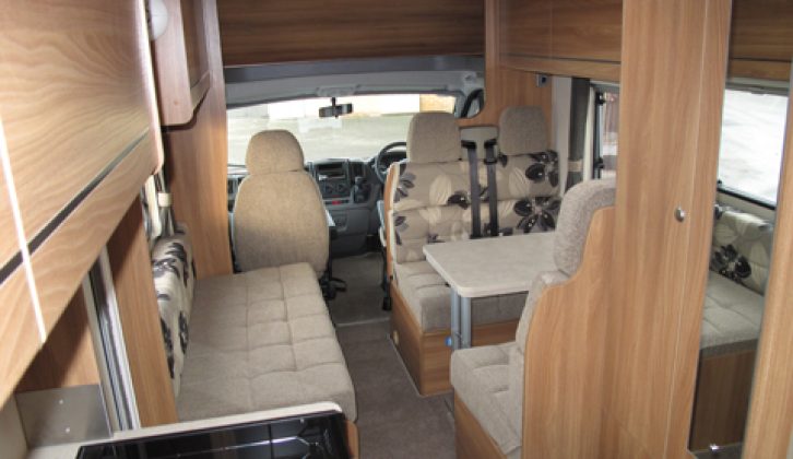 2011 Swift Escape 696 – interior looking forward from rear