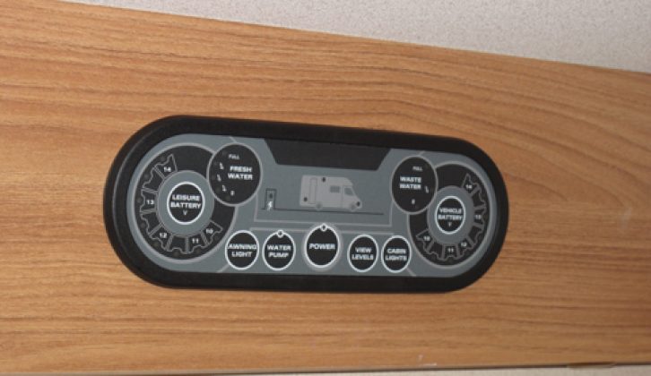 2011 Swift Escape 696 – control panel