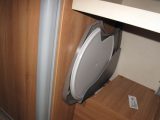 2011 Swift Escape 696 – draining board storage in cupboard beneath sink