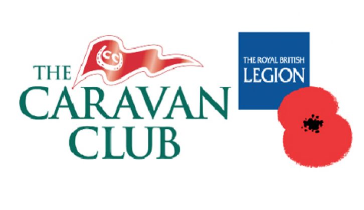 Caravan Club British Legion logos