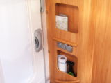 2007 Adria Coral S 690 SP - cubby holes for storage by main door