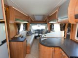 2011 Auto-Trail Frontier Comanche - interior looking forward from rear bed