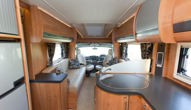 2011 Auto-Trail Frontier Comanche - interior looking forward from rear bed