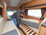 2011 Auto-Trail Frontier Comanche - making up lounge bed