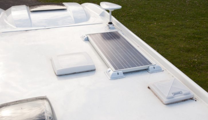 2011 Auto-Trail Frontier Comanche - roof-mounted solar panel