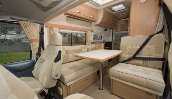 2007 Auto-Sleeper Duetto – lounge (from cab)