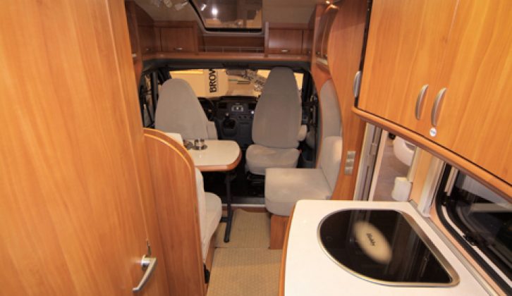 2007 Hobby Van - interior looking forward to cab