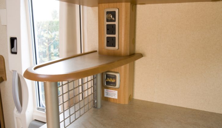 2007 Swift Bolero 630 EK - kitchen storage shelf