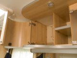 2006 Ace Airstream - lockers above sideboard