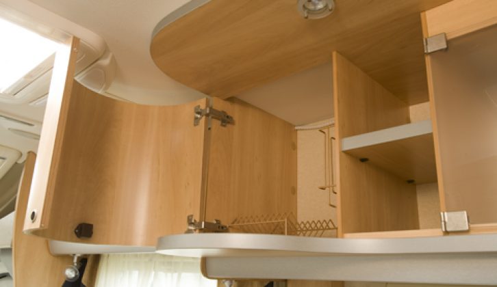 2006 Ace Airstream - lockers above sideboard