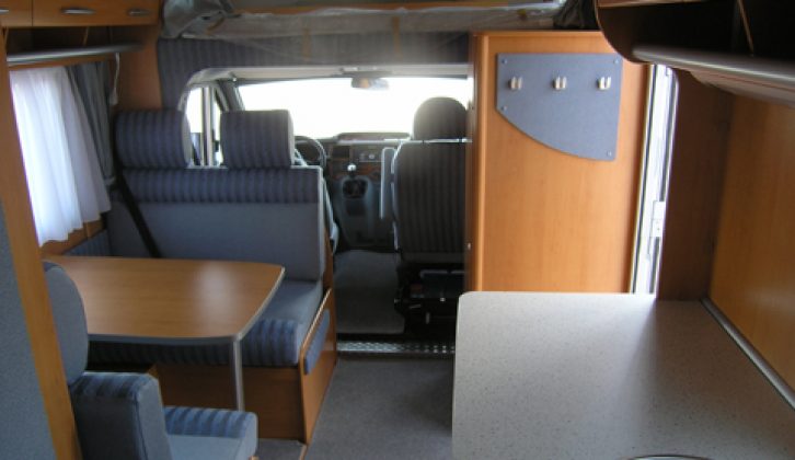 2006 Hymer C-512-CL - interior looking forward