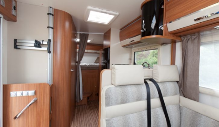 2011 Adria Sonic I700 SP - interior looking aft from front