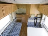 2006 McLouis Lagan 410 - interior looking aft from overcab bed