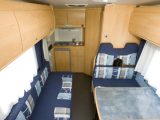 2006 Miller Lakes Winnipeg - interior looking aft from overcab bed