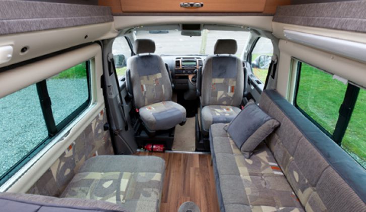 2011 Auto-Sleeper Topaz – interior looking forward