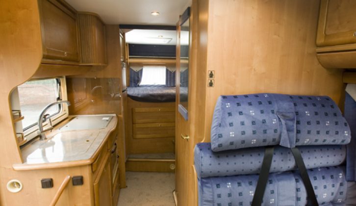 2006 Rapido 963F – interior looking aft from cab