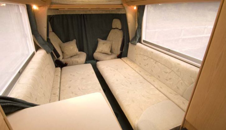 2006 Auto-Sleeper Executive GLS - lounge bed made up