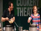 The Motorhome and Caravan Show Cookery Theatre with celebrity chefs