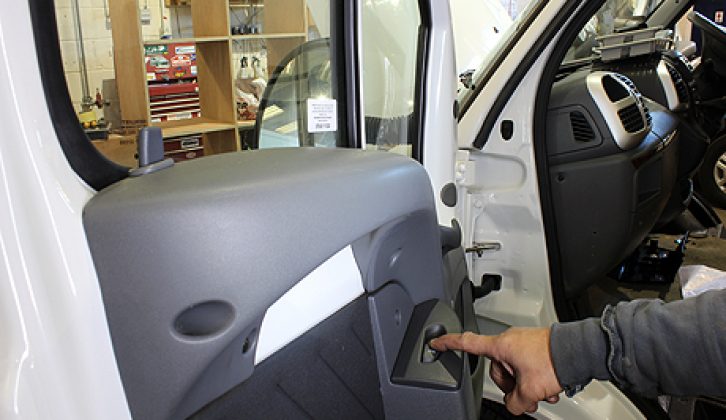 Check all electrical devices before buying any motorhome – and don't forget the little used passenger's electric window!