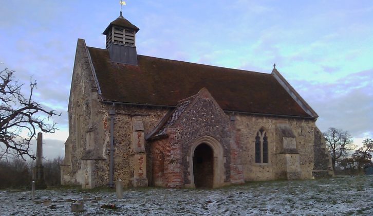 Frenze Church, Norfolk, Christmas pic by Rebecca Rees