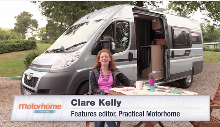 Practical Motorhome's Clare Kelly goes touring for The Motorhome Channel on TV