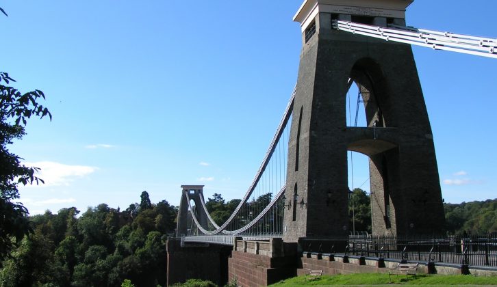 The magnificent Clifton Suspension Bridge is one of the top sights to see when you visit Bristol